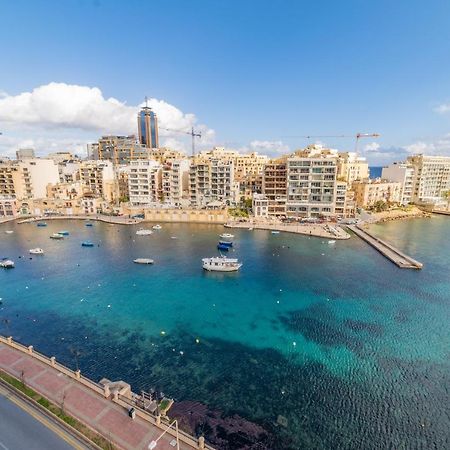 Amazing Views Of Spinola Bay In Heart Of Stjulians-Hosted By Sweetstay Saint Julian's Exterior foto