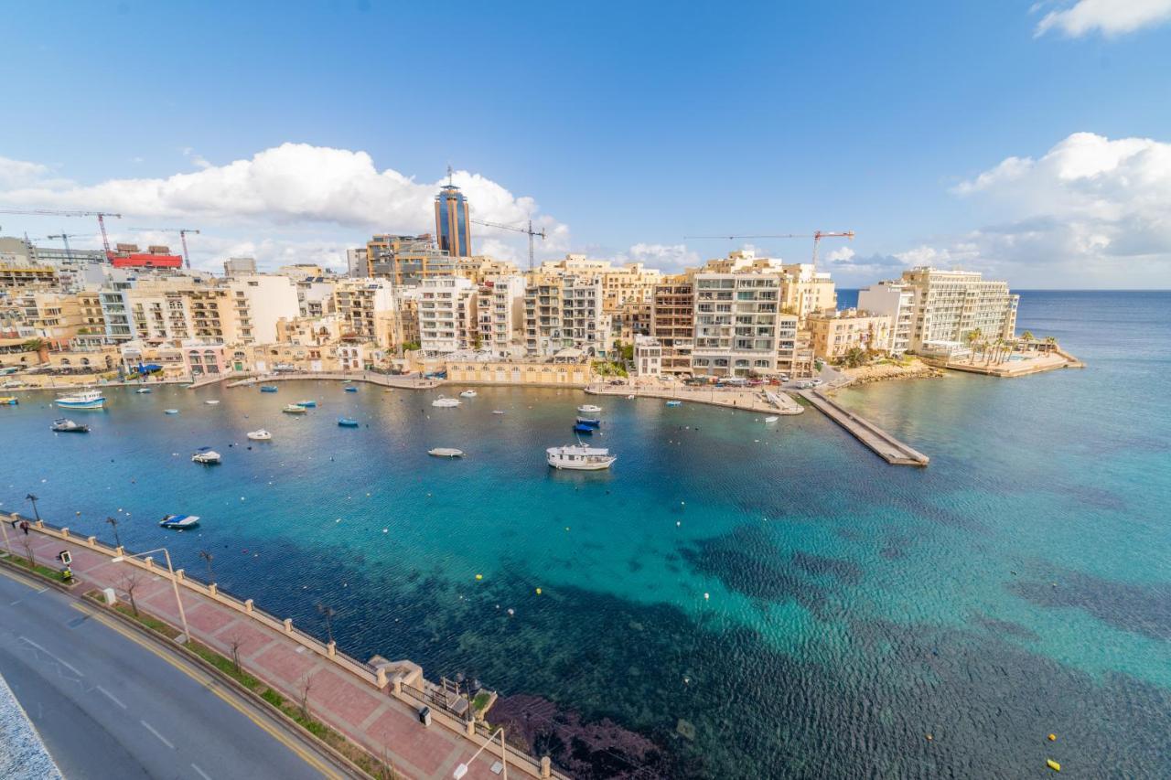 Amazing Views Of Spinola Bay In Heart Of Stjulians-Hosted By Sweetstay Saint Julian's Exterior foto